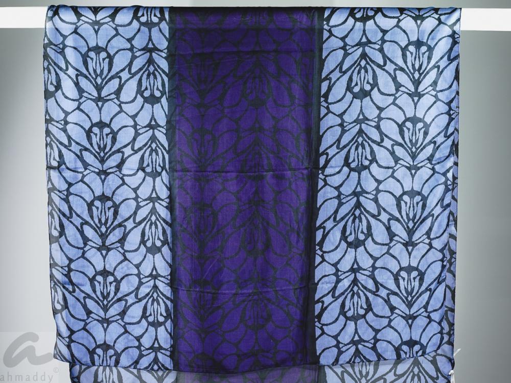 AHMADDY Seidenschal blau